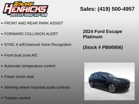 Used 2024 Ford Escape Platinum AWD/4WD image 23