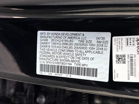 Used 2026 Honda Pilot Black Edition image 17