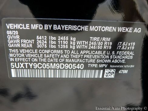 Used 2021 BMW X3 M40i w/ Parking Assistance Package AWD/4WD image 40