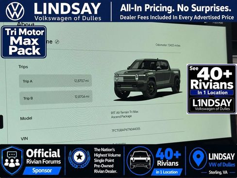 Used 2026 Rivian R1T Premium AWD/4WD image 20