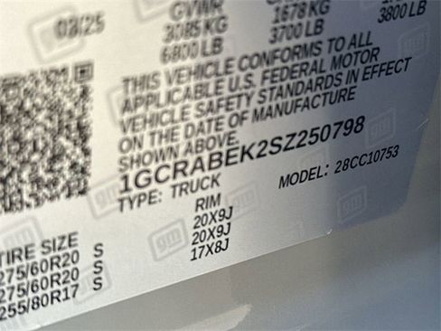 Certified 2025 Chevrolet Silverado 1500 Custom w/ Turbomax Blackout Package image 32