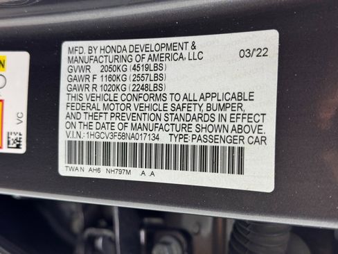 Used 2022 Honda Accord EX-L image 45