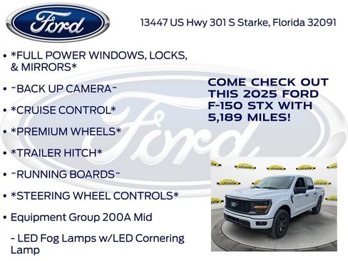 New 2025 Ford F150 STX w/ Equipment Group 200A image 10