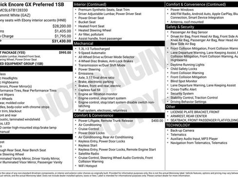 New 2026 Buick Encore GX Preferred w/ Comfort Package AWD/4WD image 14