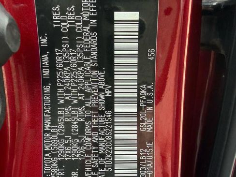 Used 2008 Toyota Sienna XLE Limited image 17