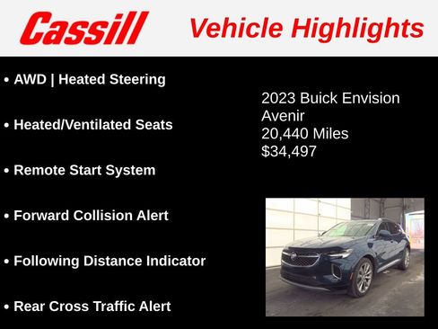 Used 2023 Buick Envision Avenir image 3