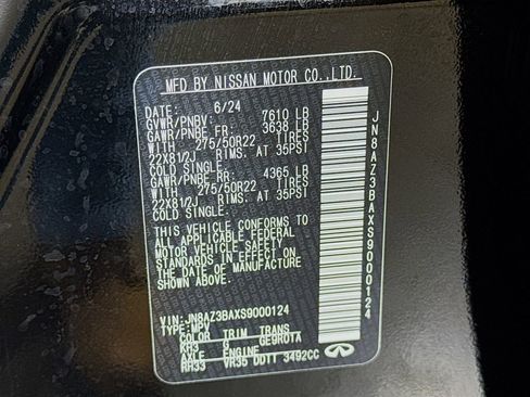 Certified 2025 INFINITI QX80 Luxe image 44