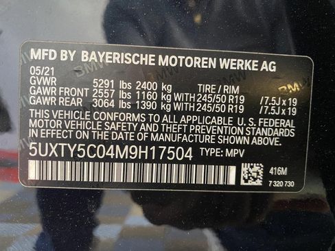 Used 2021 BMW X3 xDrive30i w/ M Sport Package AWD/4WD image 33