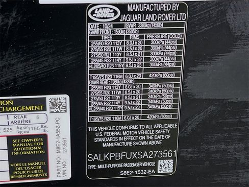 Used 2025 Land Rover Range Rover Long Wheelbase SE image 35