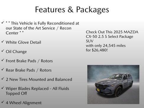 Certified 2025 MAZDA CX-50 AWD 2.5 S w/ Weather Package image 4