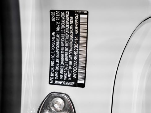 Used 2022 Porsche 718 Boxster Spyder RWD image 44