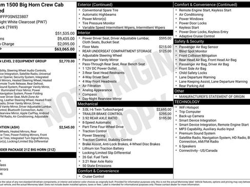 Used 2025 RAM 1500 Big Horn AWD/4WD image 12