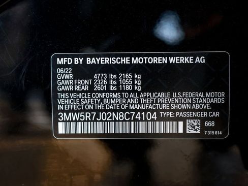Used 2022 BMW 330i xDrive Sedan w/ Driving Assistance Package AWD/4WD image 40