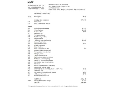 Certified 2023 Mercedes-Benz EQE 350+ 4MATIC SUV image 25
