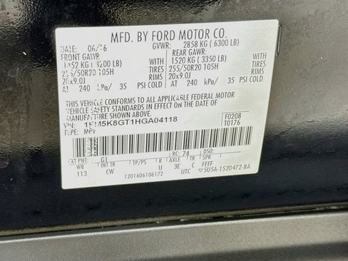 Used 2017 Ford Explorer Sport w/ Equipment Group 401A AWD/4WD image 36