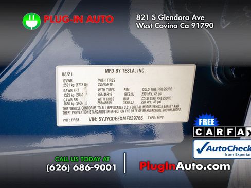 Used 2021 Tesla Model Y Long Range AWD/4WD image 9