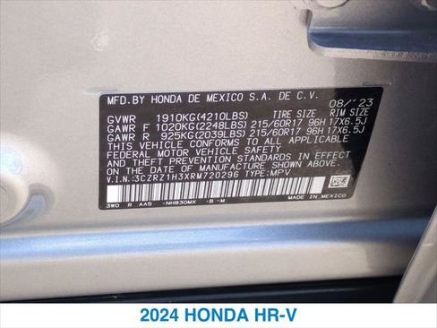 Certified 2024 Honda HR-V LX image 26