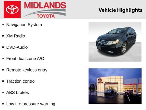 Used 2012 Honda Odyssey Touring image 2