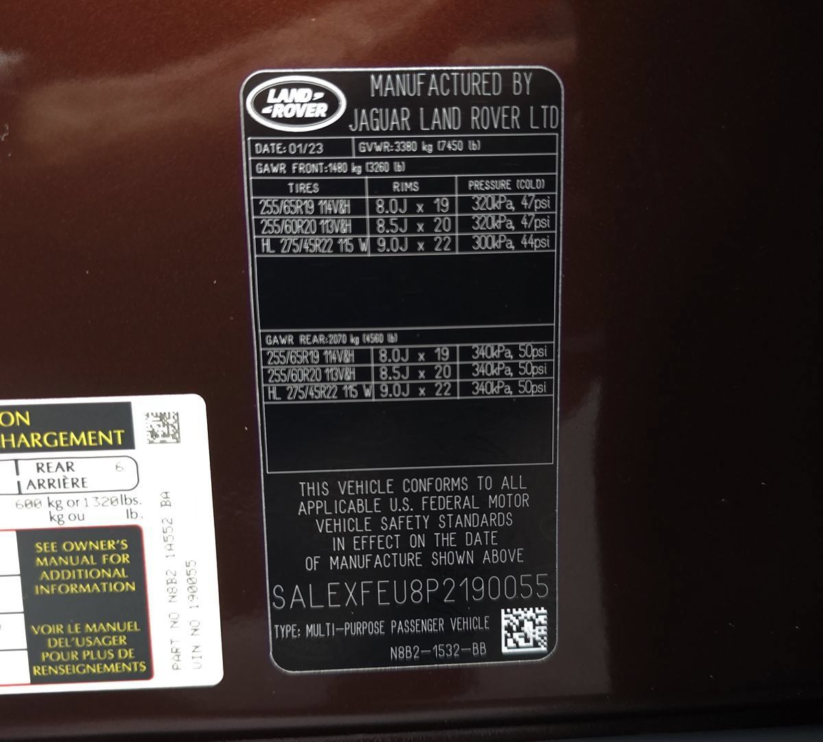 Used 2023 Land Rover Defender 130 X AWD/4WD image 71