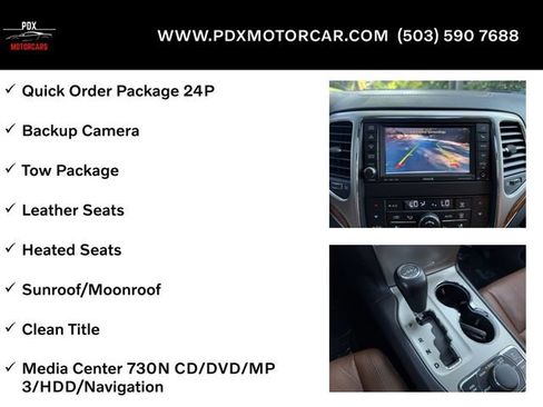 Used 2012 Jeep Grand Cherokee Overland AWD/4WD image 12