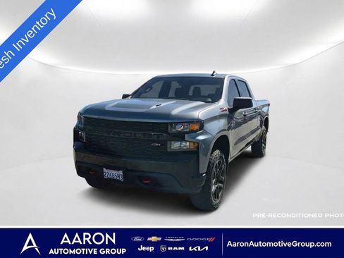 Used 2021 Chevrolet Silverado 1500 Custom Trail Boss w/ LPO, Dark Essentials Package AWD/4WD image 1