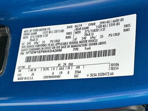 Used 2019 Ford F150 XL w/ Equipment Group 101A Mid AWD/4WD image 29