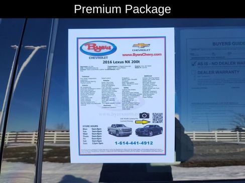 Used 2016 Lexus NX 200t AWD w/ Premium Package image 12