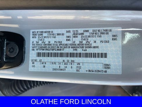 New 2025 Ford F150 Raptor AWD/4WD image 23