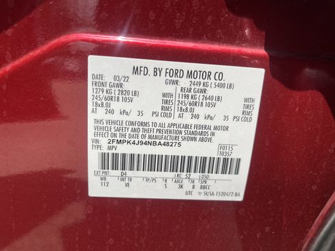 Used 2022 Ford Edge SEL w/ Convenience Package AWD/4WD image 5
