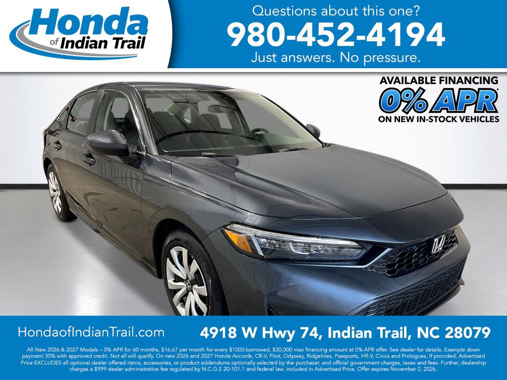 New 2026 Honda Civic LX 360° Tour