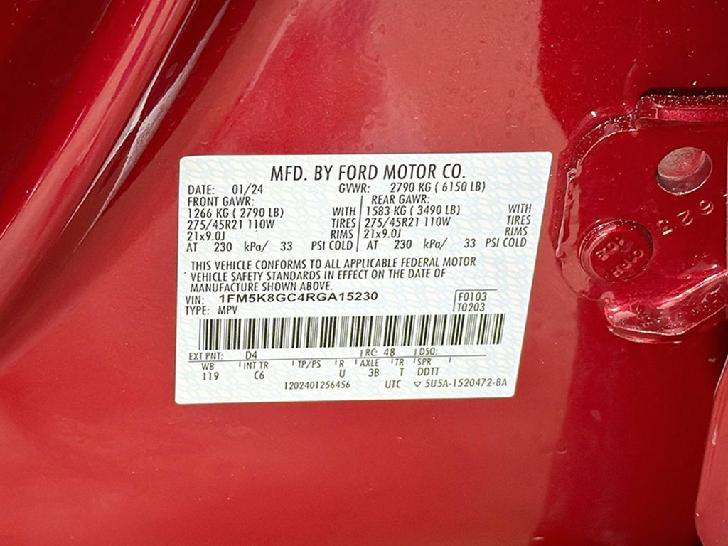 Used 2024 Ford Explorer ST w/ Equipment Group 401A AWD/4WD image 49
