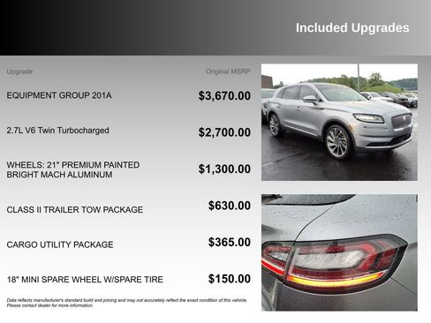 Used 2021 Lincoln Nautilus Reserve w/ Equipment Group 201A AWD/4WD image 5