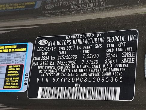 Used 2020 Kia Telluride EX w/ EX Premium Package image 34