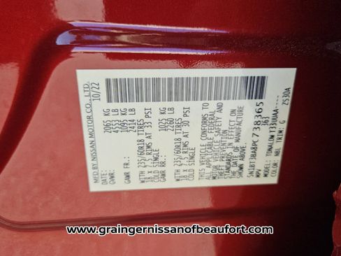 Used 2023 Nissan Rogue SV w/ SV Premium Package image 7