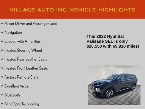 Used 2022 Hyundai Palisade SEL w/ Premium Package AWD/4WD image 14