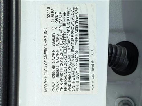 Used 2019 Honda Accord LX image 20