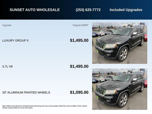 Used 2011 Jeep Grand Cherokee Limited w/ Luxury Group II image 5