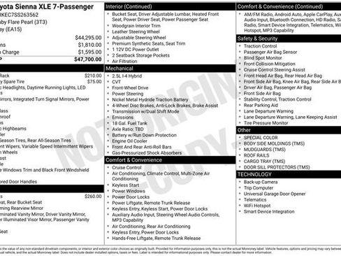 Used 2025 Toyota Sienna XLE FWD image 13
