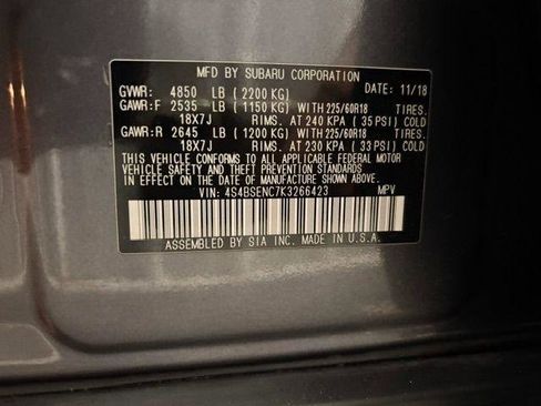 Used 2019 Subaru Outback 3.6R Limited AWD/4WD image 19