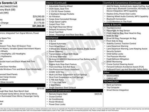 Used 2021 Kia Sorento LX image 15