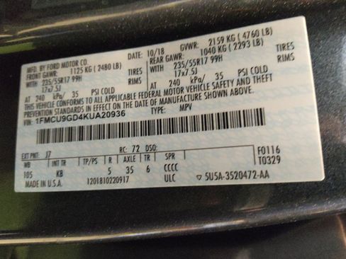 Used 2019 Ford Escape SE AWD/4WD image 33