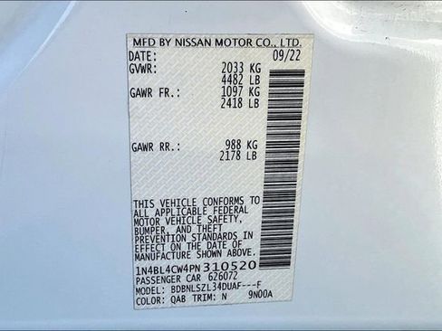 Certified 2023 Nissan Altima 2.5 SR w/ SR Premium Package AWD/4WD image 18