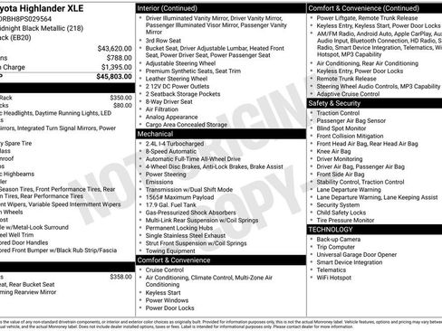 Used 2023 Toyota Highlander XLE AWD/4WD image 5