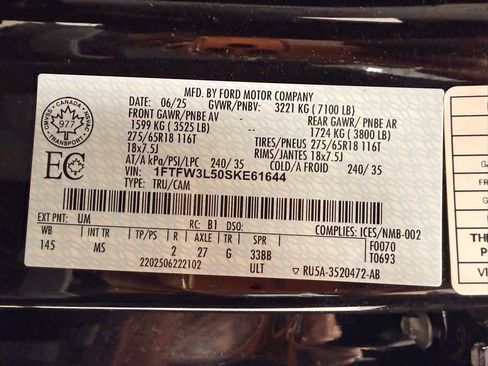 Used 2025 Ford F150 XLT w/ Equipment Group 301A Standard image 52