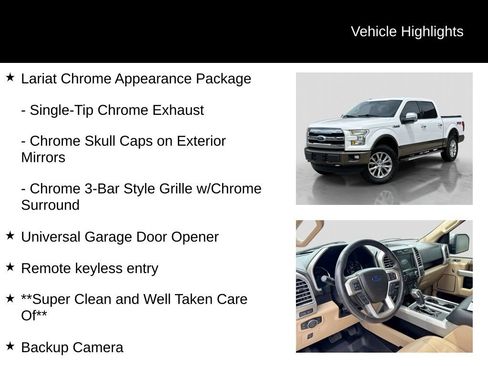 Used 2016 Ford F150 Lariat AWD/4WD image 16