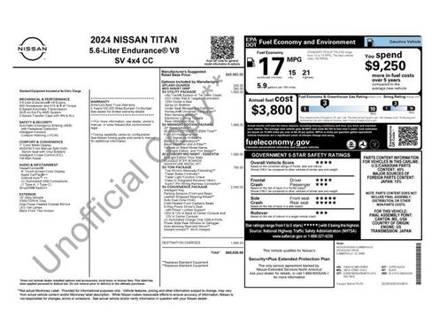 Used 2024 Nissan Titan SV w/ SV Convenience Package AWD/4WD image 7