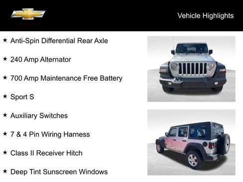 Used 2022 Jeep Wrangler Unlimited Sport image 21