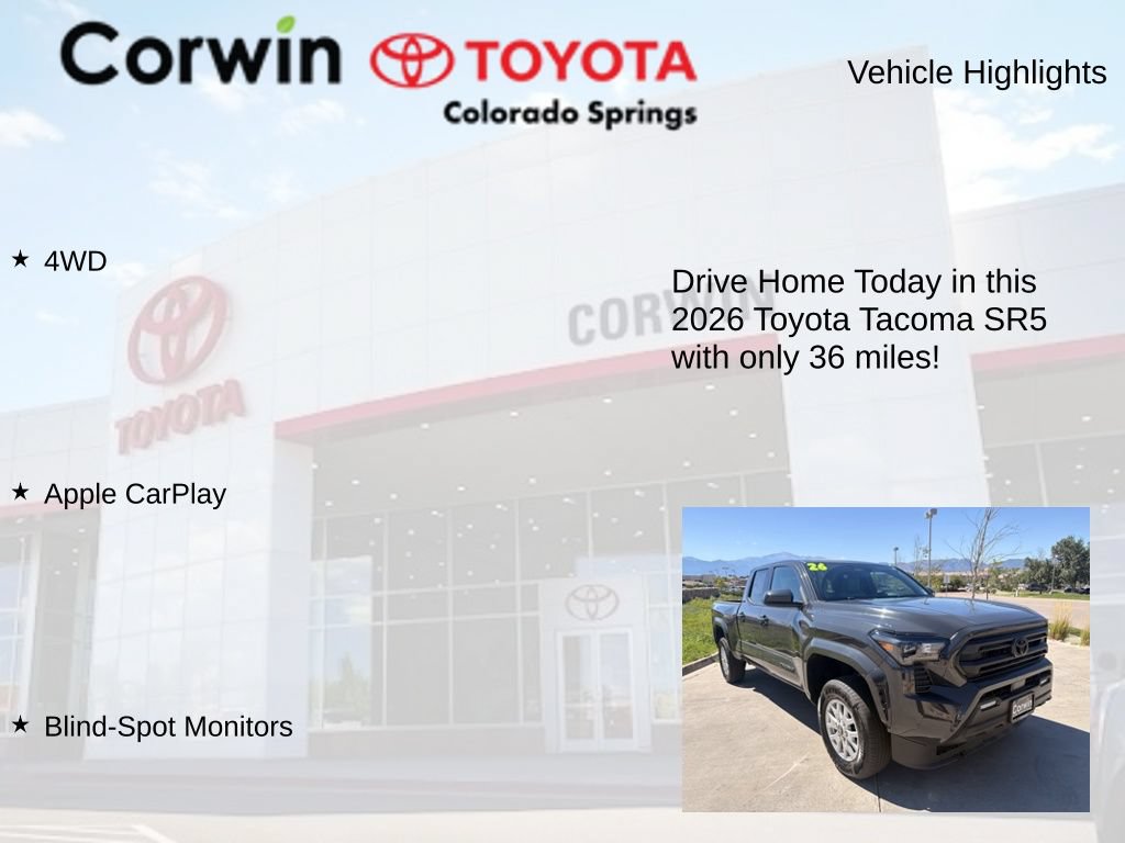 Used 2026 Toyota Tacoma SR5 AWD/4WD image 8