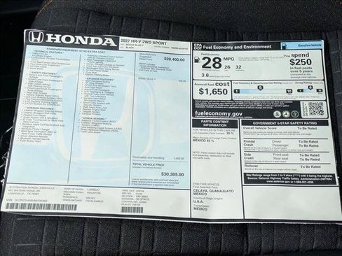 New 2027 Honda HR-V Sport image 17