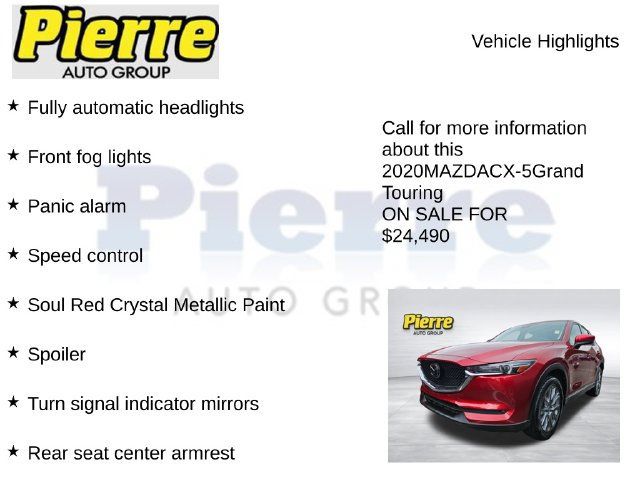 Used 2020 MAZDA CX-5 Grand Touring AWD/4WD image 13